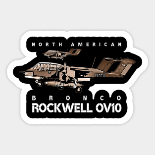 North American Rockwell OV-10 Bronco Sticker